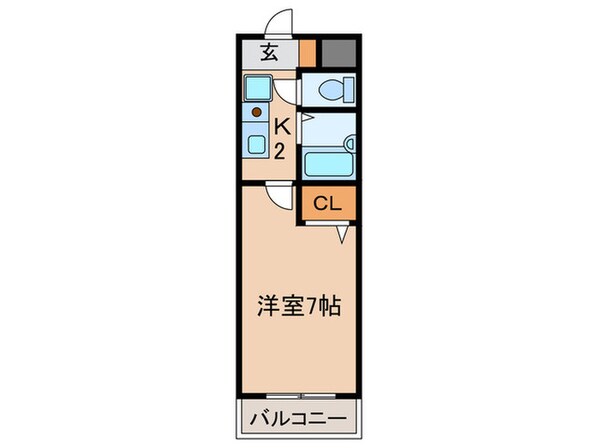 セントラルハイツ五才美の物件間取画像